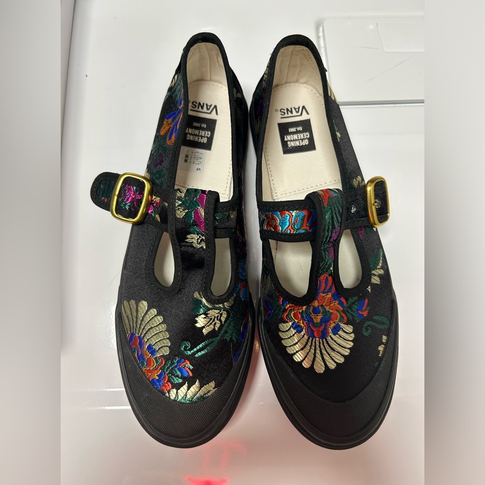 Opening Ceremony for Vans, Women’s, 8, floral Mary Janes, never worn.